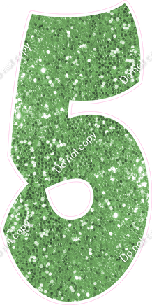 BBT 47" Individuals - Lime Green Sparkle 5
