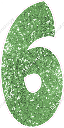 BBT 47" Individuals - Lime Green Sparkle 6