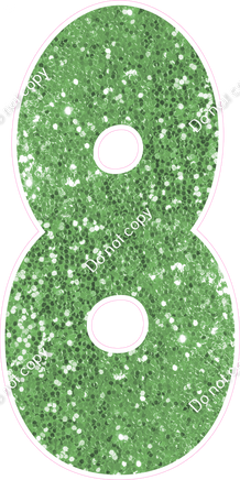 BBT 47" Individuals - Lime Green Sparkle 8
