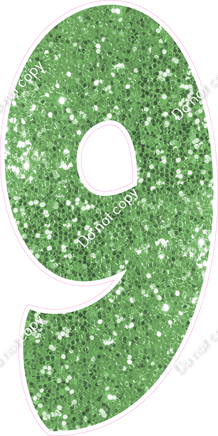 BBT 47" Individuals - Lime Green Sparkle 9
