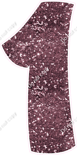 BBT 47" Individuals - Mauve Sparkle 1