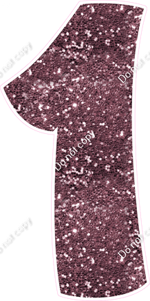 BBT 47" Individuals - Mauve Sparkle 1