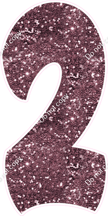 BBT 47" Individuals - Mauve Sparkle 2
