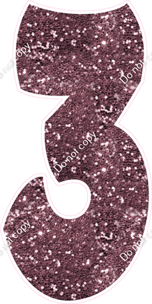 BBT 47" Individuals - Mauve Sparkle 3