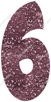 BBT 47" Individuals - Mauve Sparkle 6