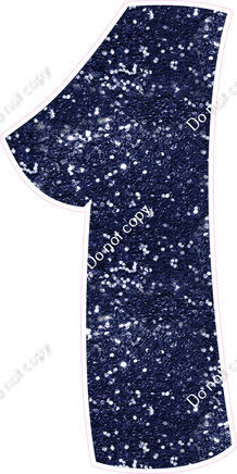 BBT 47" Individuals - Navy Blue Sparkle 1