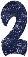 BBT 47" Individuals - Navy Blue Sparkle 2