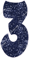 BBT 47" Individuals - Navy Blue Sparkle 3