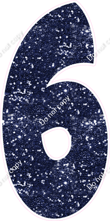 BBT 47" Individuals - Navy Blue Sparkle 6
