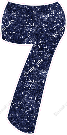 BBT 47" Individuals - Navy Blue Sparkle 7