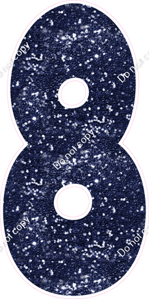 BBT 47" Individuals - Navy Blue Sparkle 8