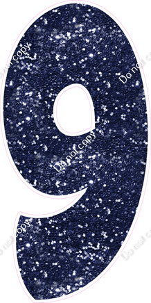 BBT 47" Individuals - Navy Blue Sparkle 9