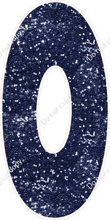 BBT 47" Individuals - Navy Blue Sparkle