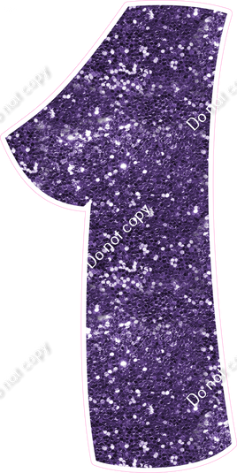 BBT 47" Individuals - Purple Sparkle 1