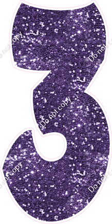 BBT 47" Individuals - Purple Sparkle 3