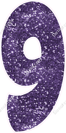 BBT 47" Individuals - Purple Sparkle 9
