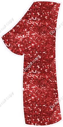 BBT 47" Individuals - Red Sparkle 1