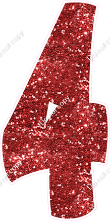BBT 47" Individuals - Red Sparkle 4
