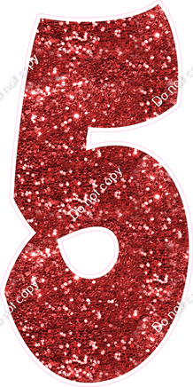 BBT 47" Individuals - Red Sparkle 5