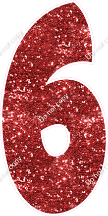 BBT 47" Individuals - Red Sparkle 6