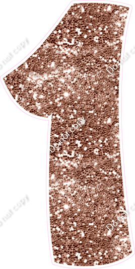 BBT 47" Individuals - Rose Gold Sparkle 1