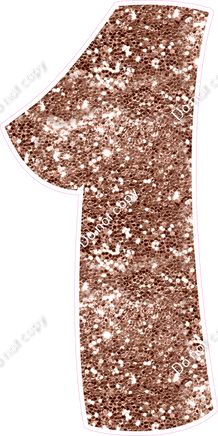 BBT 47" Individuals - Rose Gold Sparkle 1