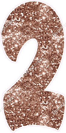 BBT 47" Individuals - Rose Gold Sparkle 2