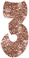 BBT 47" Individuals - Rose Gold Sparkle 3