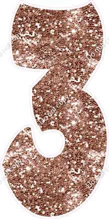 BBT 47" Individuals - Rose Gold Sparkle 3