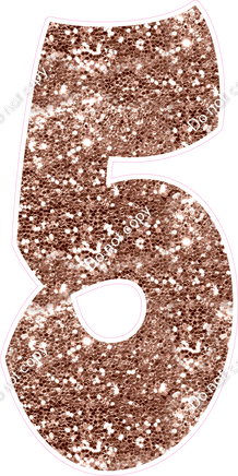 BBT 47" Individuals - Rose Gold Sparkle 5