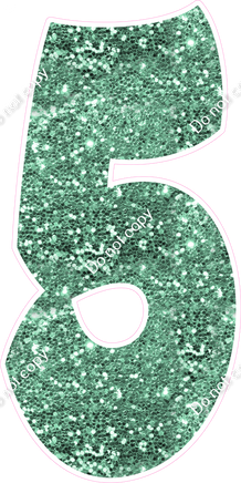 BBT 47" Individuals - Sea Foam Sparkle 5