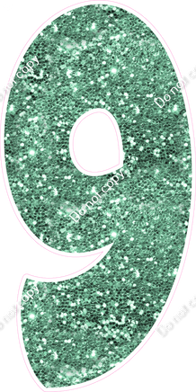 BBT 47" Individuals - Sea Foam Sparkle 9