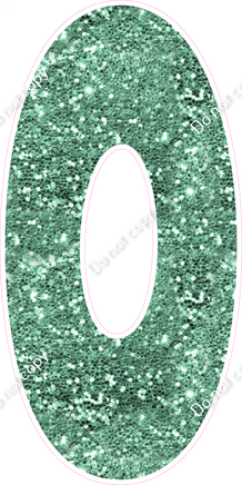 BBT 47" Individuals - Sea Foam Sparkle