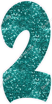 BBT 47" Individuals - Teal Sparkle 2