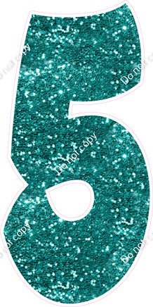 BBT 47" Individuals - Teal Sparkle 5