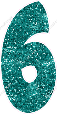 BBT 47" Individuals - Teal Sparkle 6
