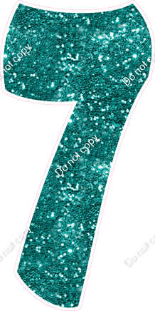 BBT 47" Individuals - Teal Sparkle 7