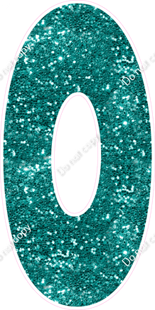 BBT 47" Individuals - Teal Sparkle