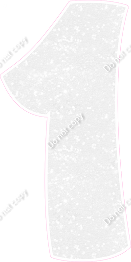 BBT 47" Individuals - White Sparkle 1