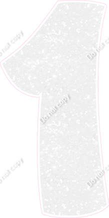 BBT 47" Individuals - White Sparkle 1