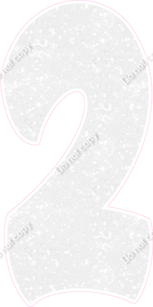 BBT 47" Individuals - White Sparkle 2