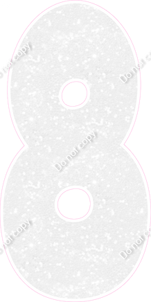 BBT 47" Individuals - White Sparkle 8