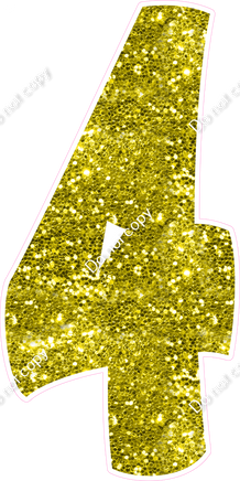 BBT 47" Individuals - Yellow Sparkle 4