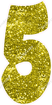 BBT 47" Individuals - Yellow Sparkle 5