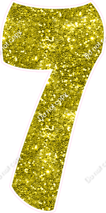 BBT 47" Individuals - Yellow Sparkle 7