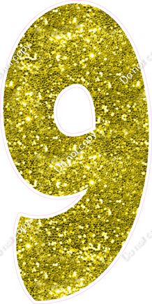 BBT 47" Individuals - Yellow Sparkle 9