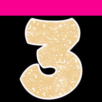 Sparkle - 12" BBT 41 pc Number Sets