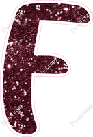 CU 23.5" Individuals - Burgundy Sparkle F