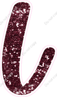 CU 23.5" Individuals - Burgundy Sparkle L