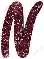 CU 23.5" Individuals - Burgundy Sparkle N